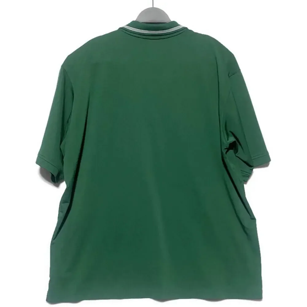 Adidas Polo Shirt Men's Size 2XL Dark Green Pullover Short Sleeves